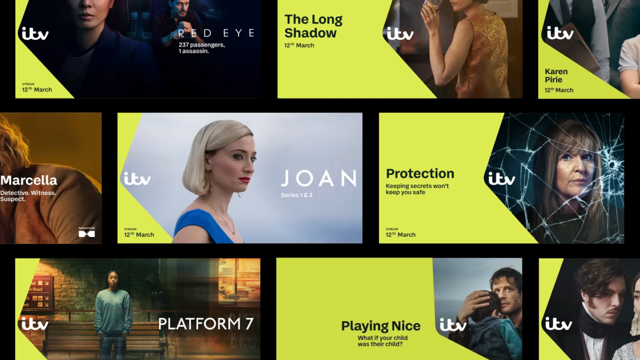 ITV Brand Identity Design by Studio Kiln