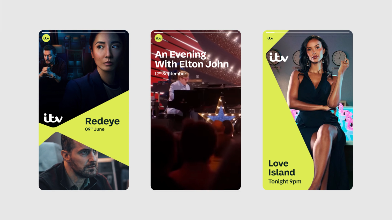 ITV Brand Identity Design by Studio Kiln