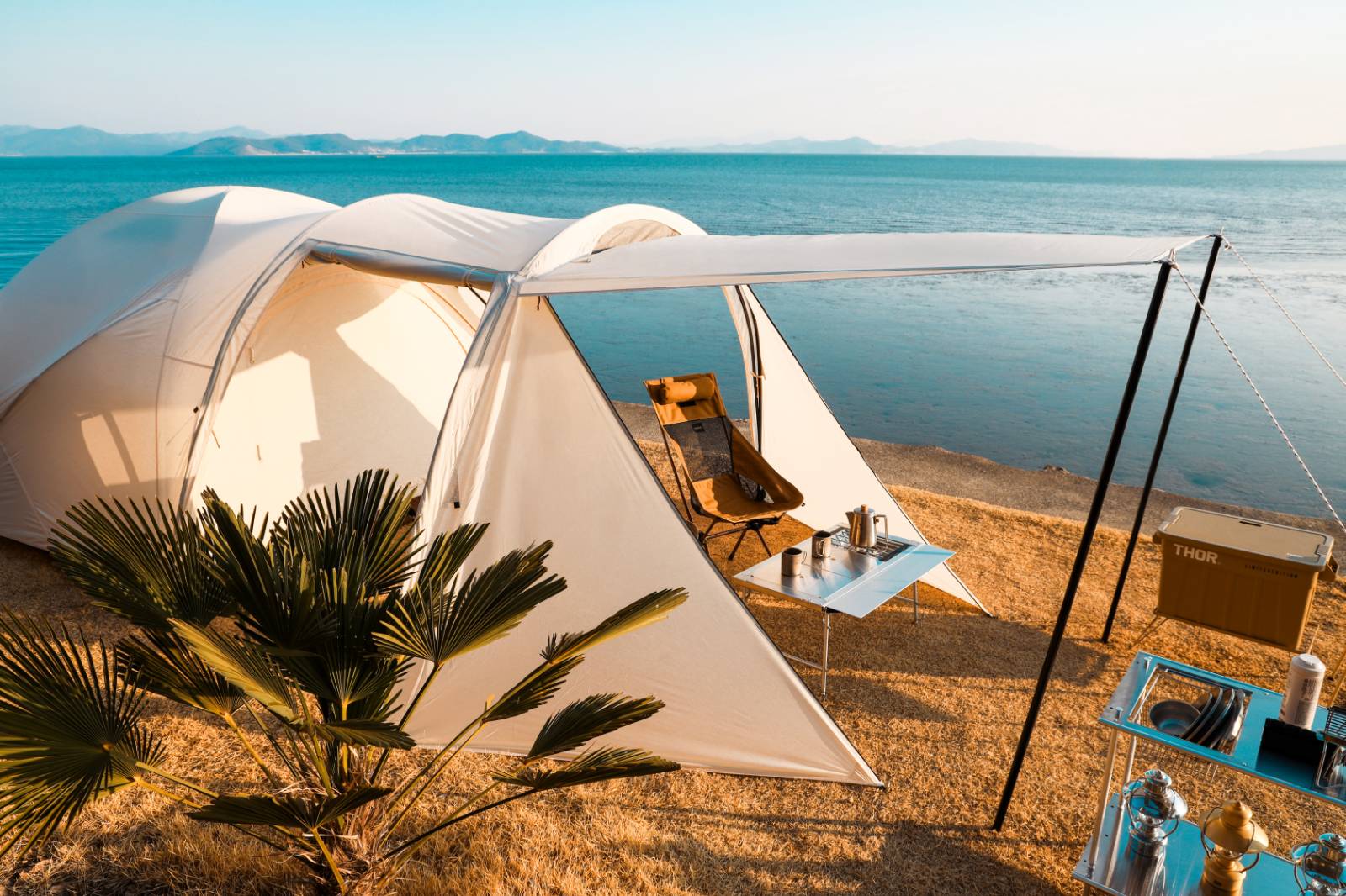 캠핑칸(CAMPING KAN) 오크돔 + 신형 베스티블 조합