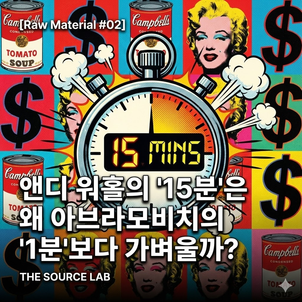 [트래픽의 거짓말] 앤디 워홀의 '15분'은 왜 아브라모비치의 '1분'보다 가벼울까?의 썸네일 이미지