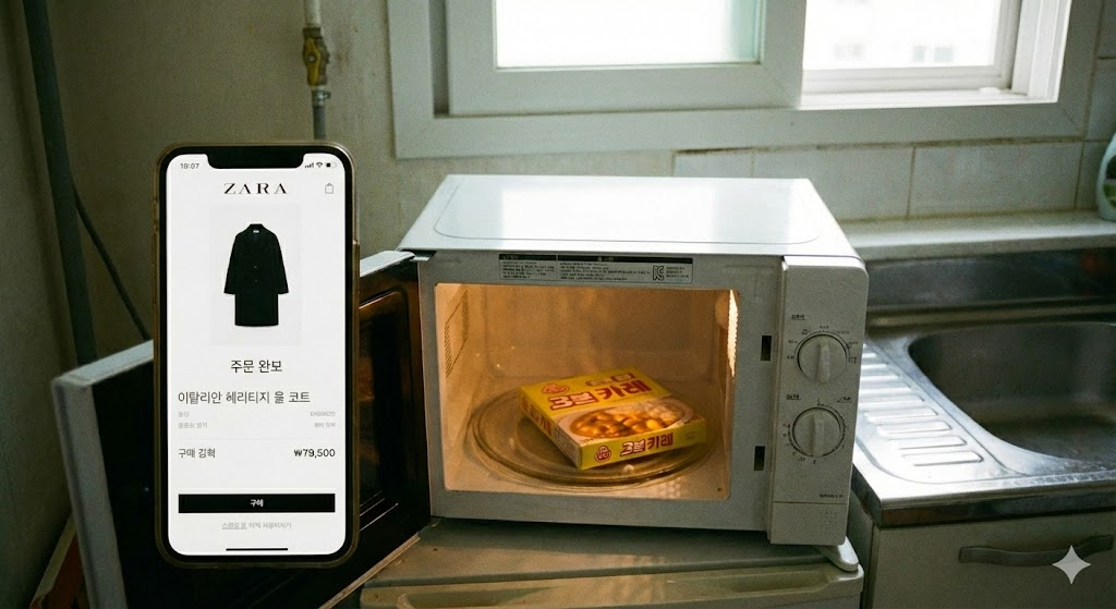 3분만에 결제가 가능한 '인스턴트 귀족주의' 배송 출발!