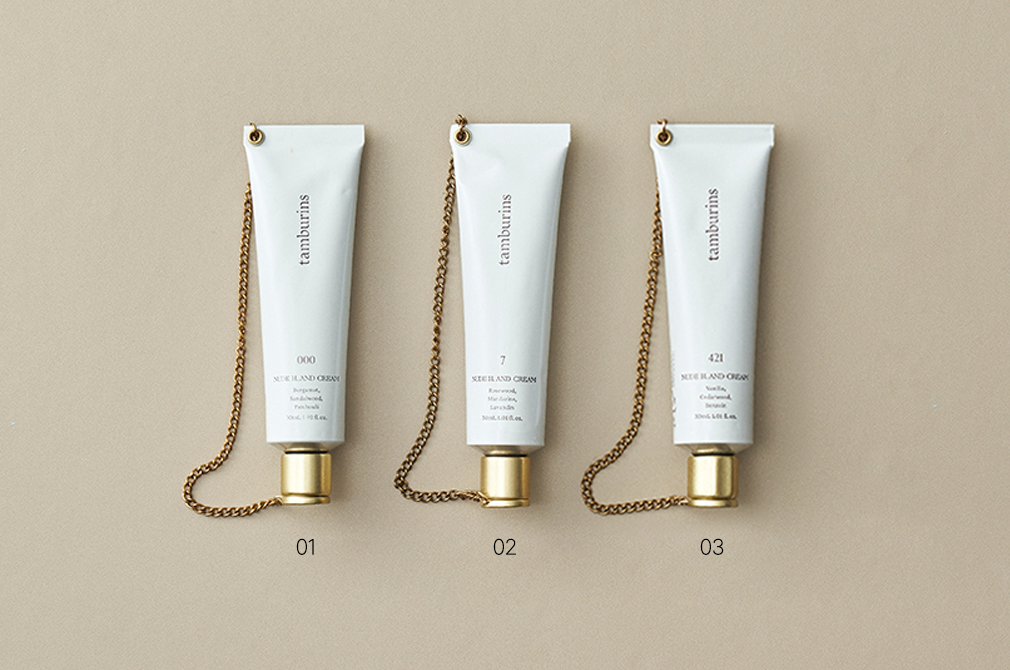 체인이 달려있던 초기 탬버린즈 핸드크림 입니다. 악세사리 같았죠