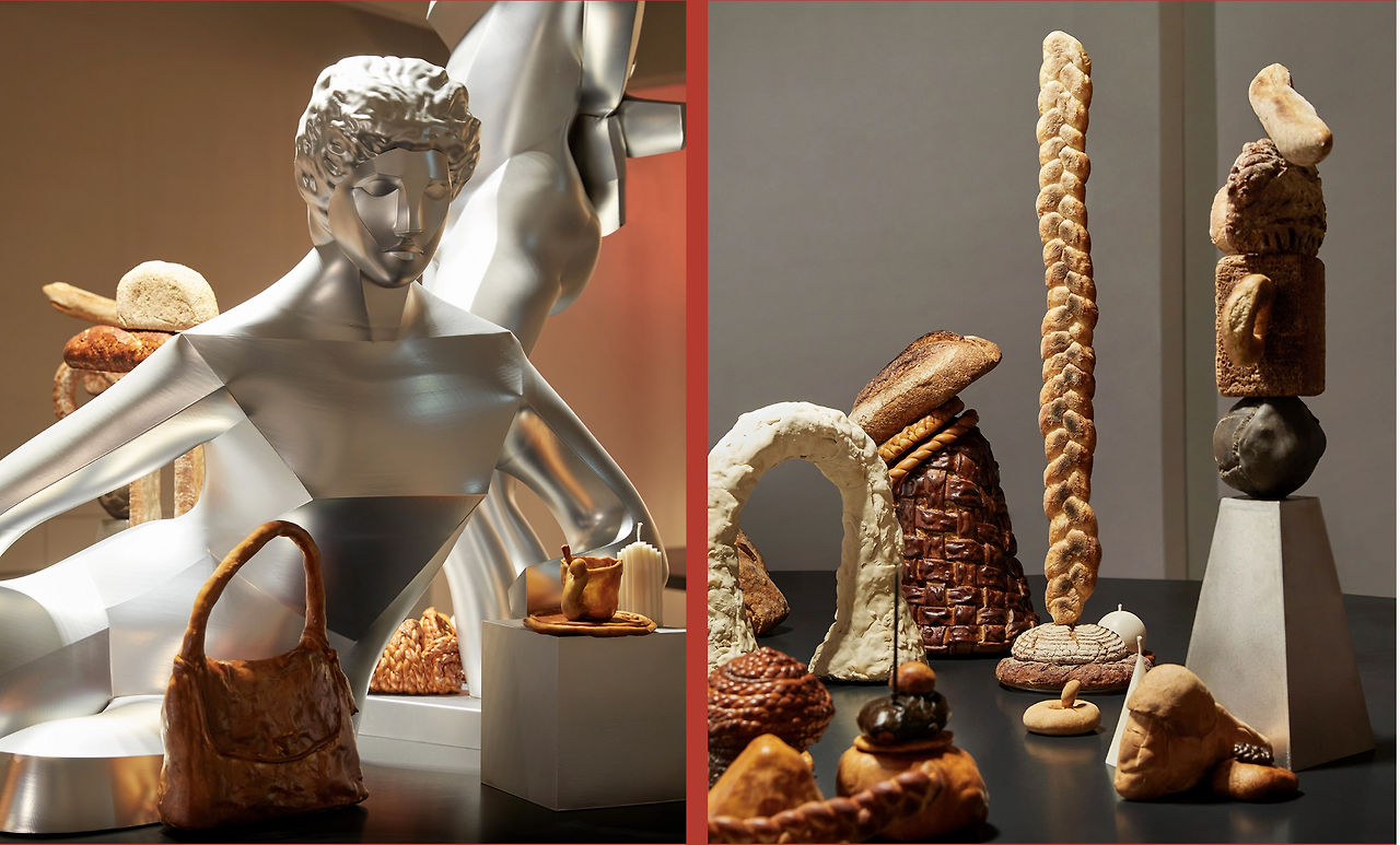 빵가게 디스플레이 한 번 희안합니다