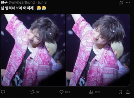 이미지 = X캡처 (https://x.com/myheartkung/status/1931401898197914003)