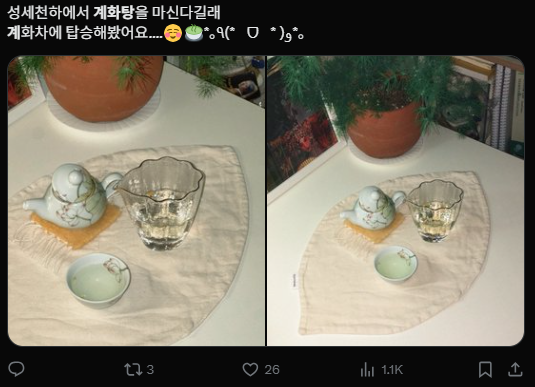 이미지 = X캡처 (https://x.com/yxio155745_/status/1981338448436089311)