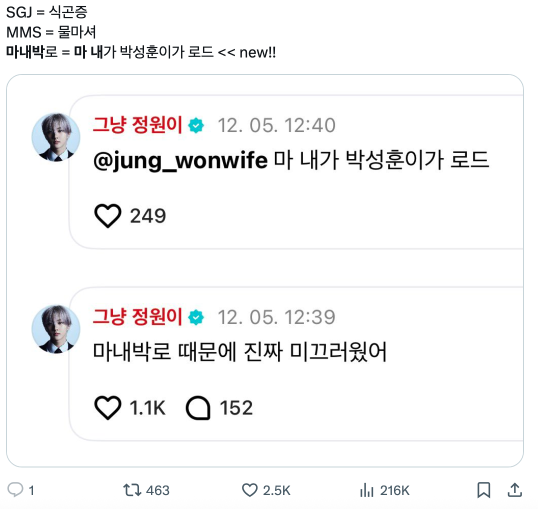 이미지 = X 캡처 (https://x.com/yeonheevxn/status/1996787304070103169?s=20)