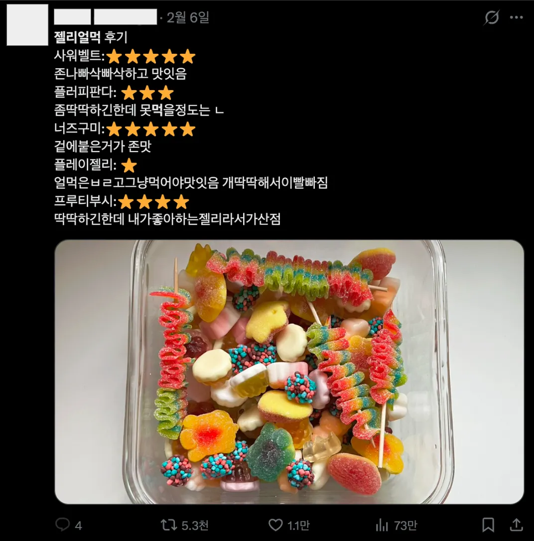 이미지 = X 캡처 (https://x.com/tensigirl/status/2019725726514344020)