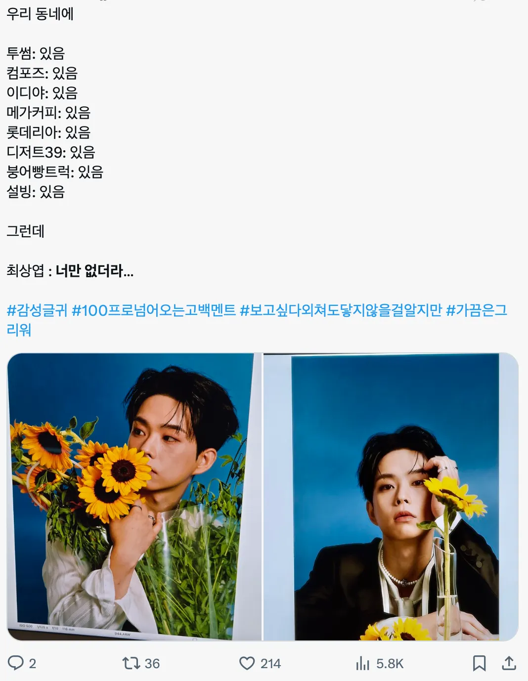 이미지 = X 캡쳐 (https://x.com/LUCY_waljjae/status/2015764751075426541?s=20)