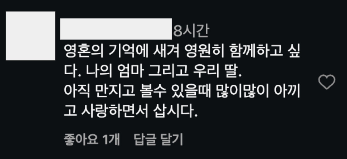 이미지 = 인스타그램 ‘@the_edit.co.kr’ 피드 댓글 캡처 (https://www.instagram.com/p/DVI5eeWk2lM/?img_index=2)