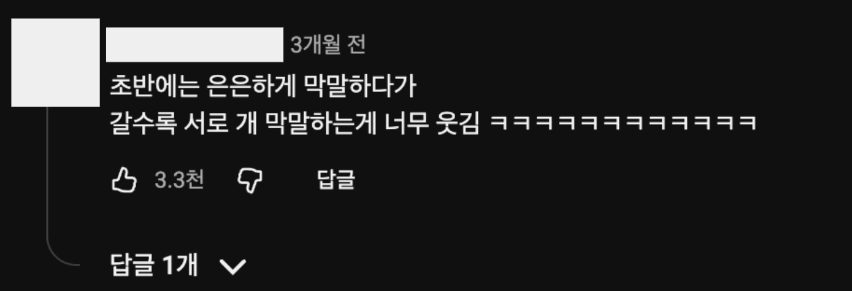 이미지 = 유튜브 ‘@Moneygraphy’ 채널 영상 댓글 캡처 (https://www.youtube.com/watch?v=Rwx2EGl7i2U)