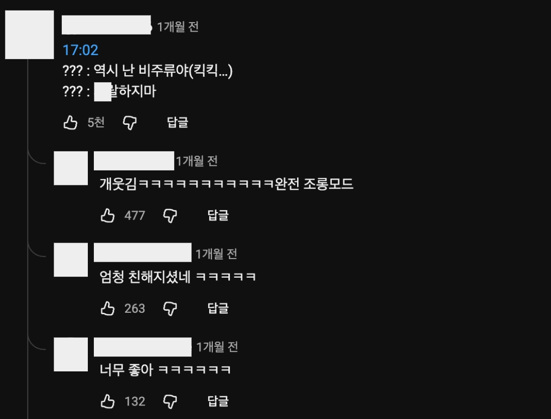 이미지 = 유튜브 ‘@Moneygraphy’ 채널 영상 댓글 캡처 (https://www.youtube.com/watch?v=dOQTeojf2SI)