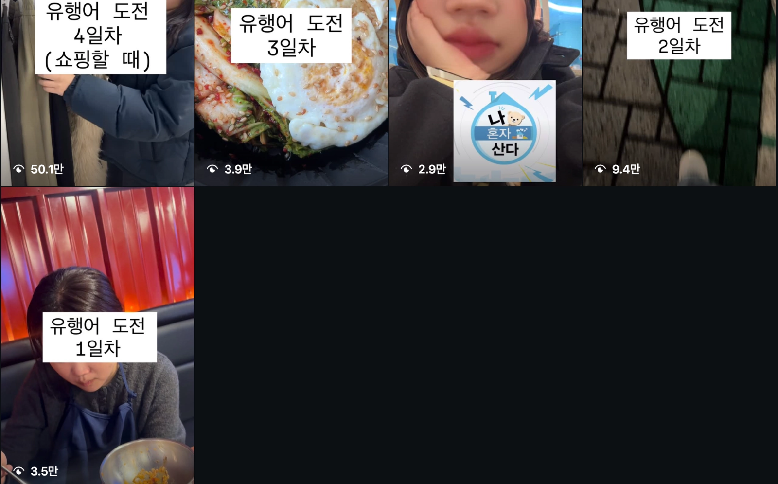 이미지 = 인스타그램 ‘@go_youhaeng’ 채널 릴스 탭 캡처 (https://www.instagram.com/go_youhaeng/reels/)