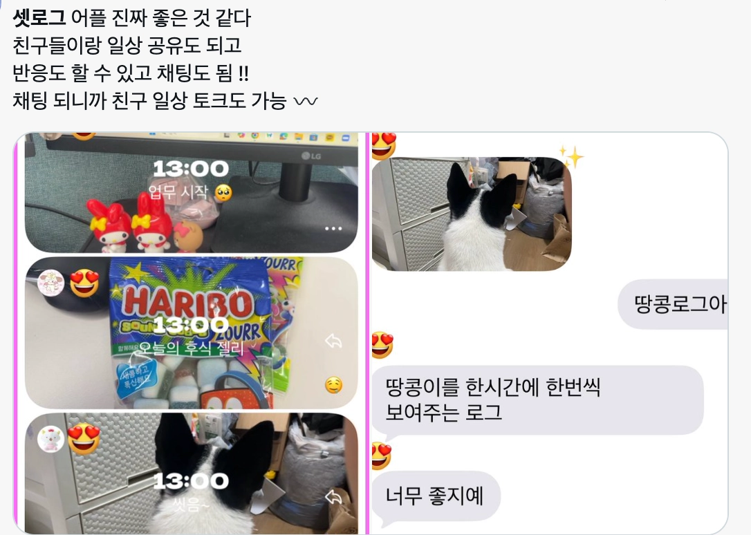 이미지 = X 캡쳐 (https://x.com/1uvmymood/status/2039588427432407071?s=20)