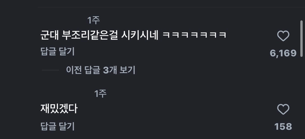 이미지 = 인스타그램 ‘penguin.5437110’ 채널 댓글 캡처 (https://www.instagram.com/p/DYMyjn4xsWI/)