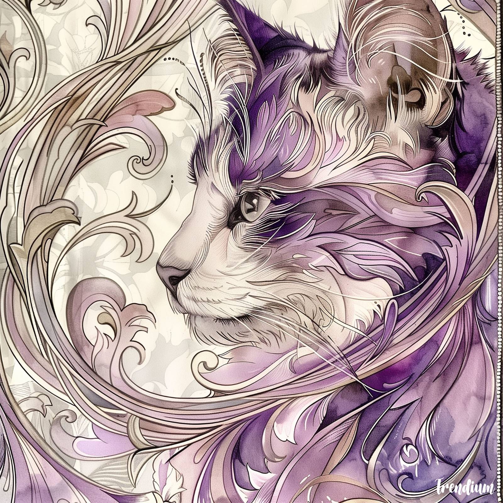 [prompt] cat --sref 2707251590 --v 6