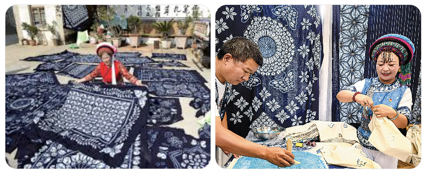 중국 방염 염색