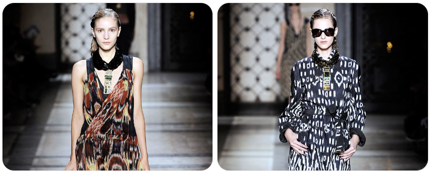 드리스 반 노튼의 이카트 텍스타일 재해석