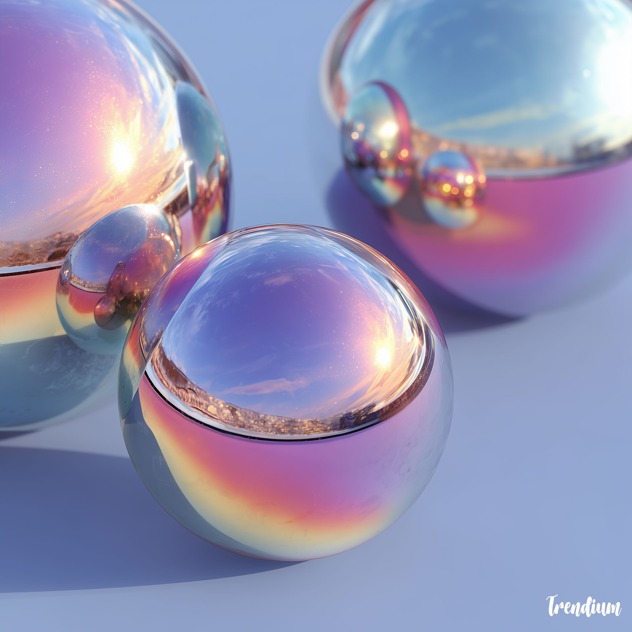 [prompt] Y2K aesthetic image, retro-futuristic digital world, chrome and metallic textures, glossy plastic surfaces, neon pastel colors, rounded 3D forms floating, clean composition, studio lighting, techno-optimistic future mood --style raw --stylize 300