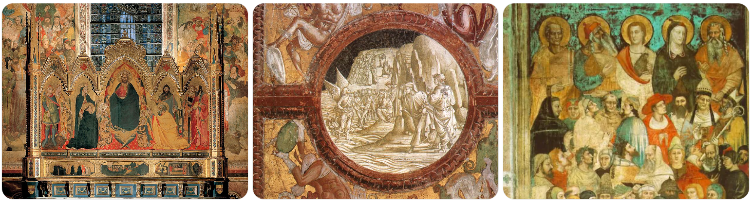 기다림과 이동, 그리고 정화를 준비하는 상태로 표현된 중세 회화 속 연옥