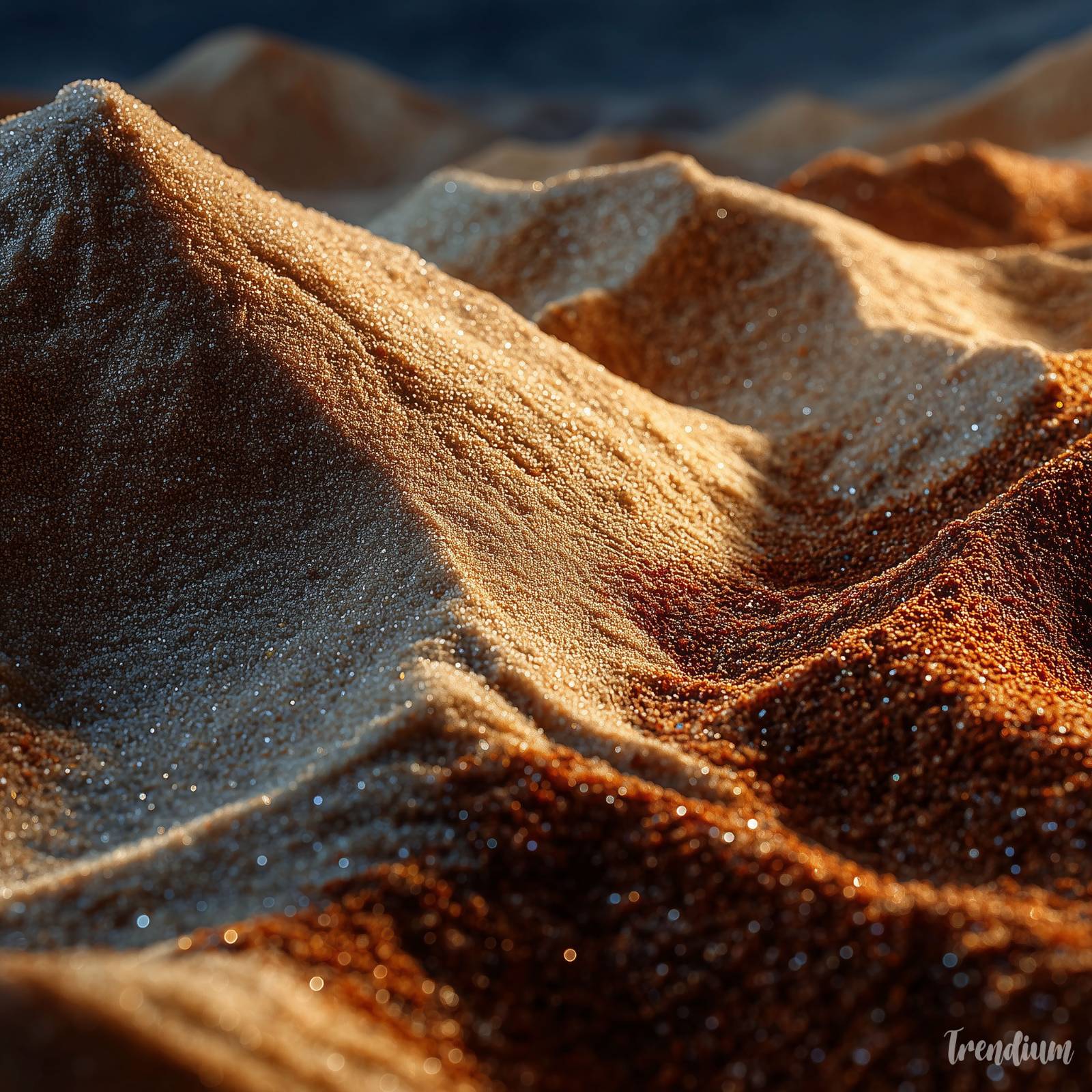 [prompt] Desert dunes under the sun, extreme close-up detail, f/22 --raw --stylize 380