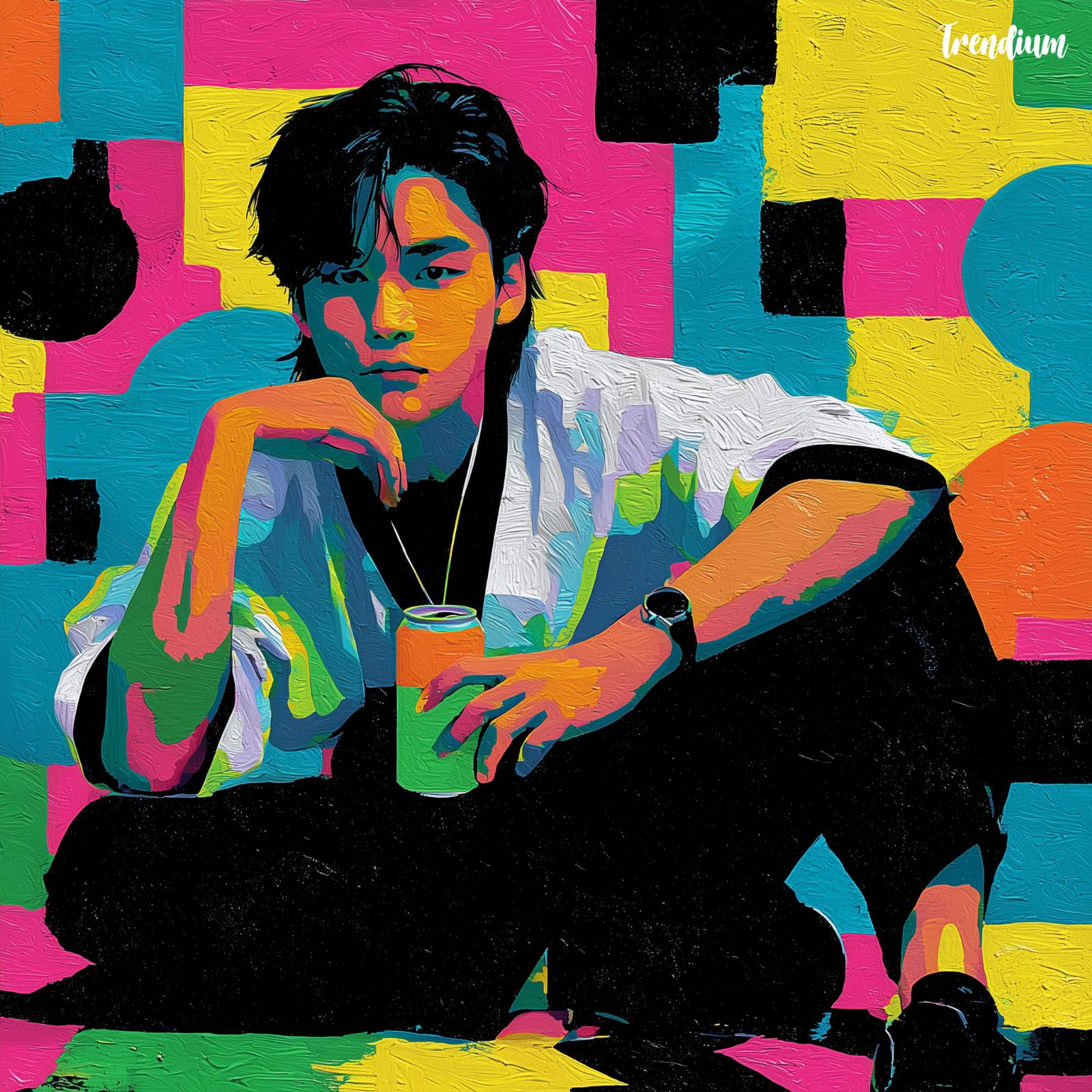 [prompt] Korean K-pop idol backstage preparing for performance, soft diffused stage lighting, impressionist painting, textured oil paint, bold visible brushstrokes, dreamy atmosphere, Monet style --sref 323818196 --raw --stylize 200