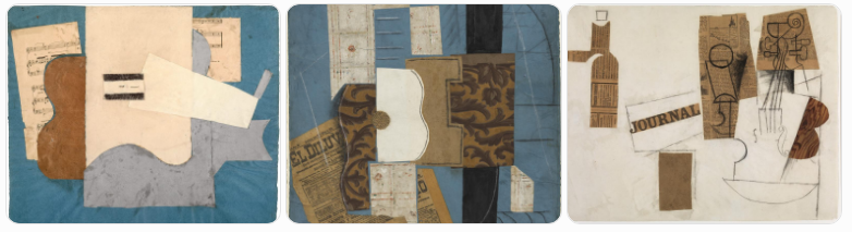 파블로 피카소의 종이와 판지를 이용한 실험, ‘기타(Guitar, 1912)’