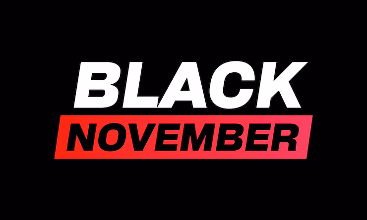 그래서 블랙프라이데이 말고 블랙 노벰버(11월)라고 하네요