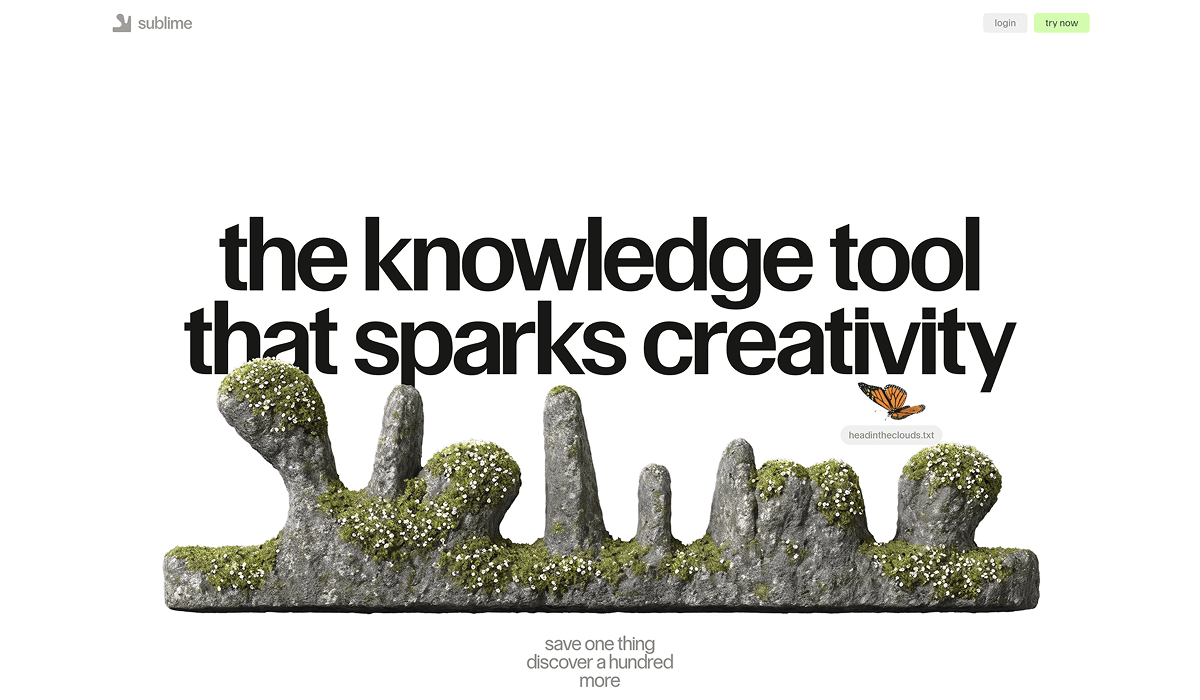 Sublime. 메인 이미지가 왠지 괄사 같지 않나요?