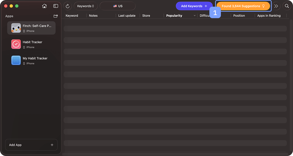드디어 활성화된 Suggestions 버튼