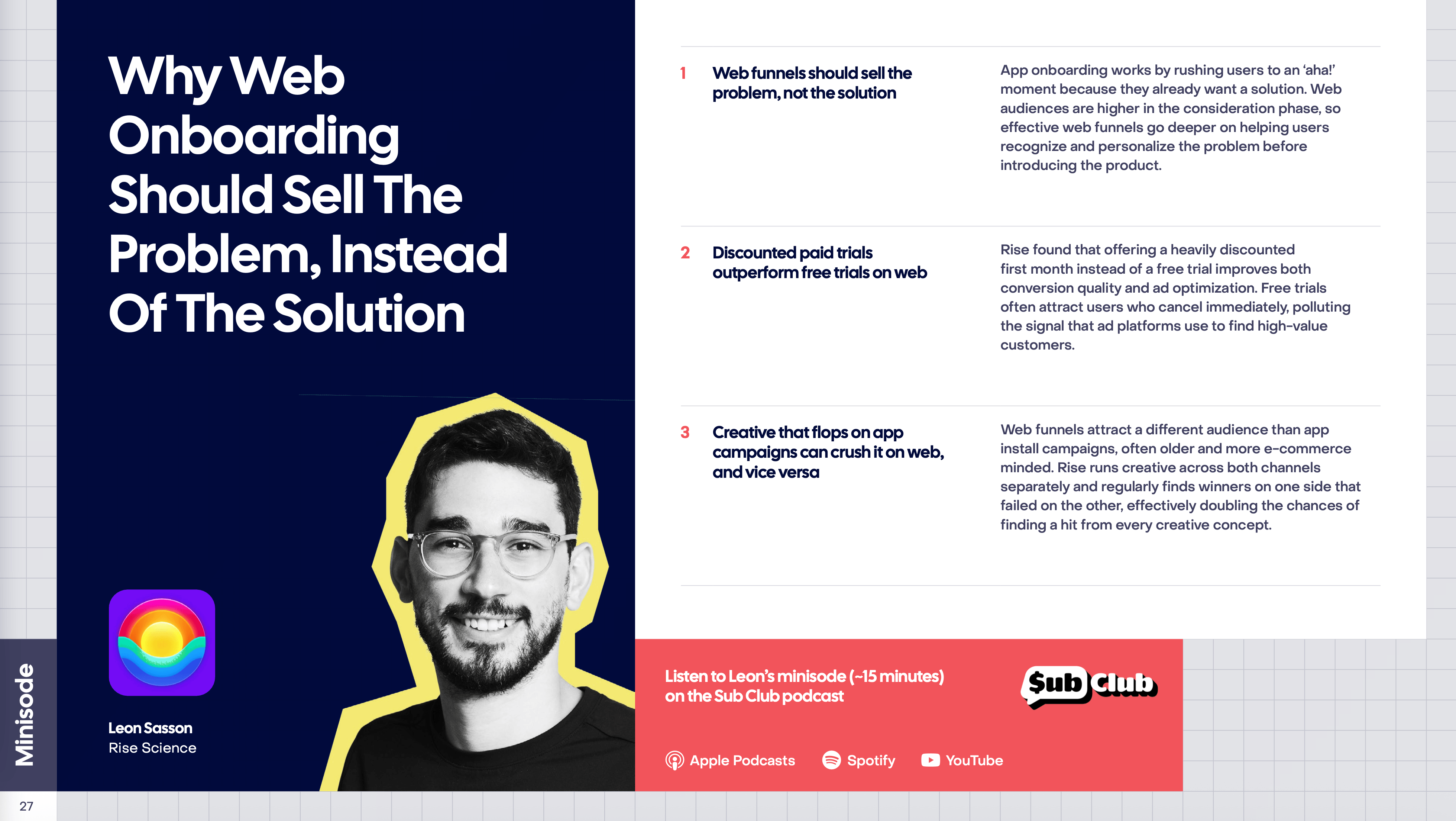 RevenueCat 리포트 중간 코너에서 Rise 공동대표가 한 말