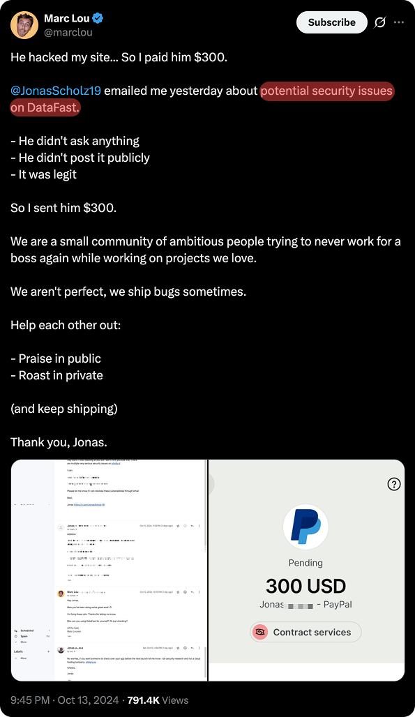 마크가 쏘아 올린 공