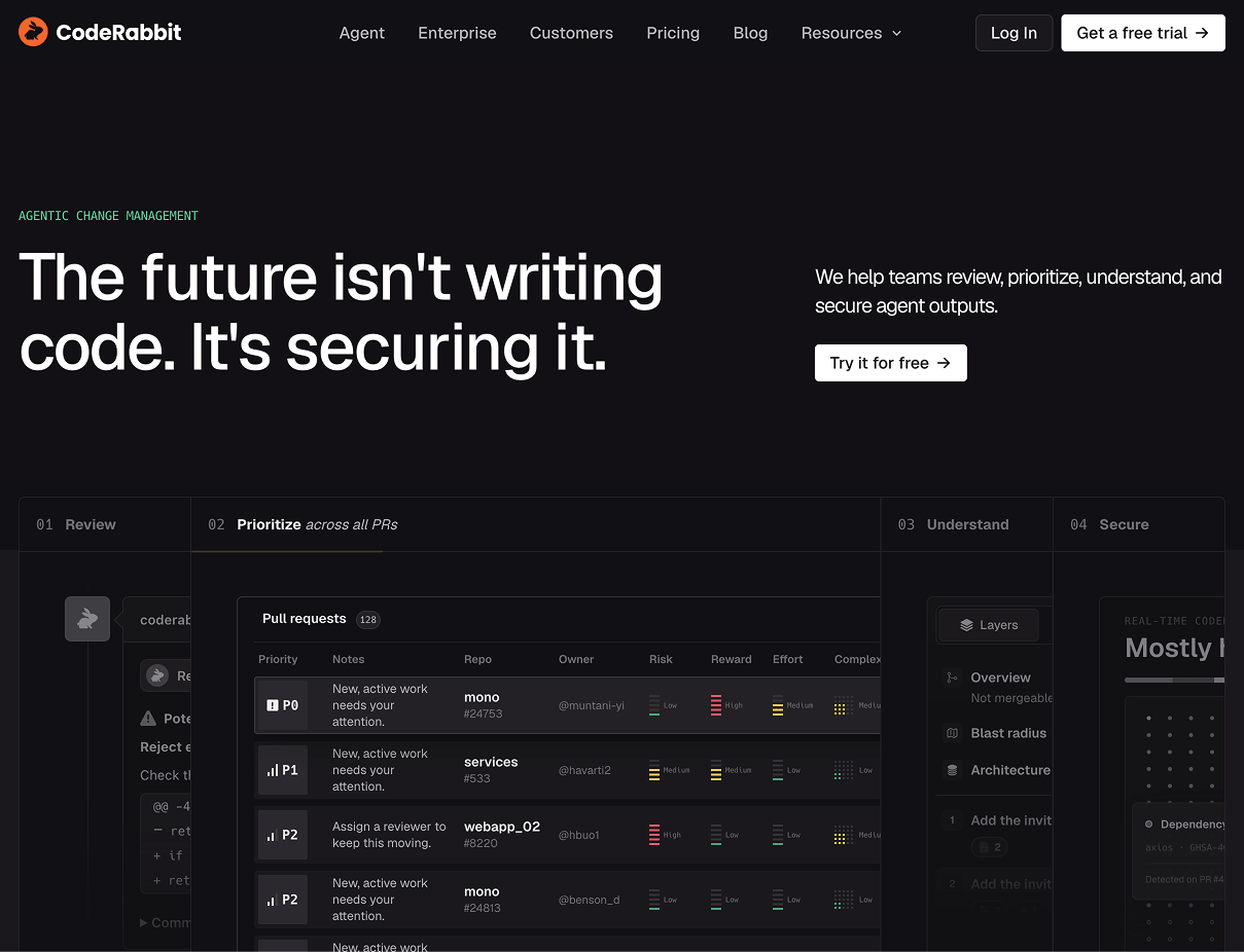 CodeRabbit (2023년 출시)