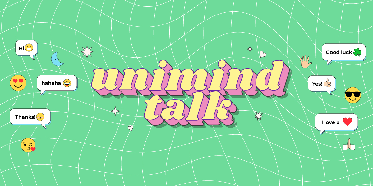 이미지설명 소리글자 상단이미지는 유니마인드톡 이라는 영문이 적혀있습니다.