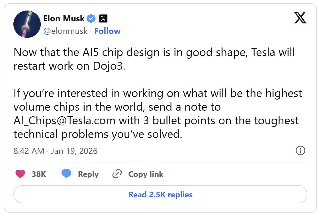 <출처 - Elon Musk 'X'>