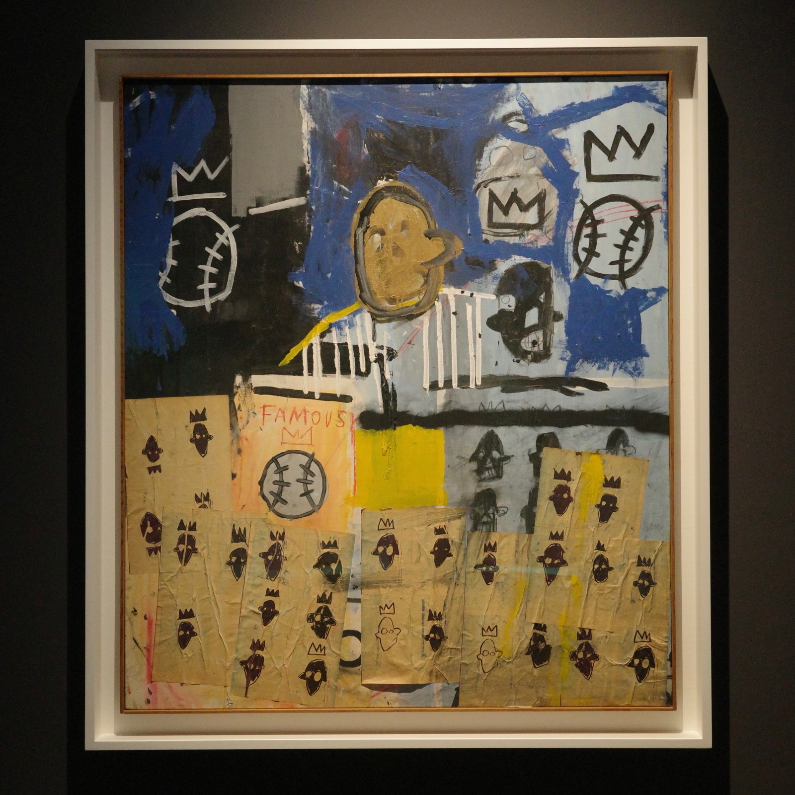 장 미셸 바스키아, <Portrait of a Famous Ball Player>(1981)