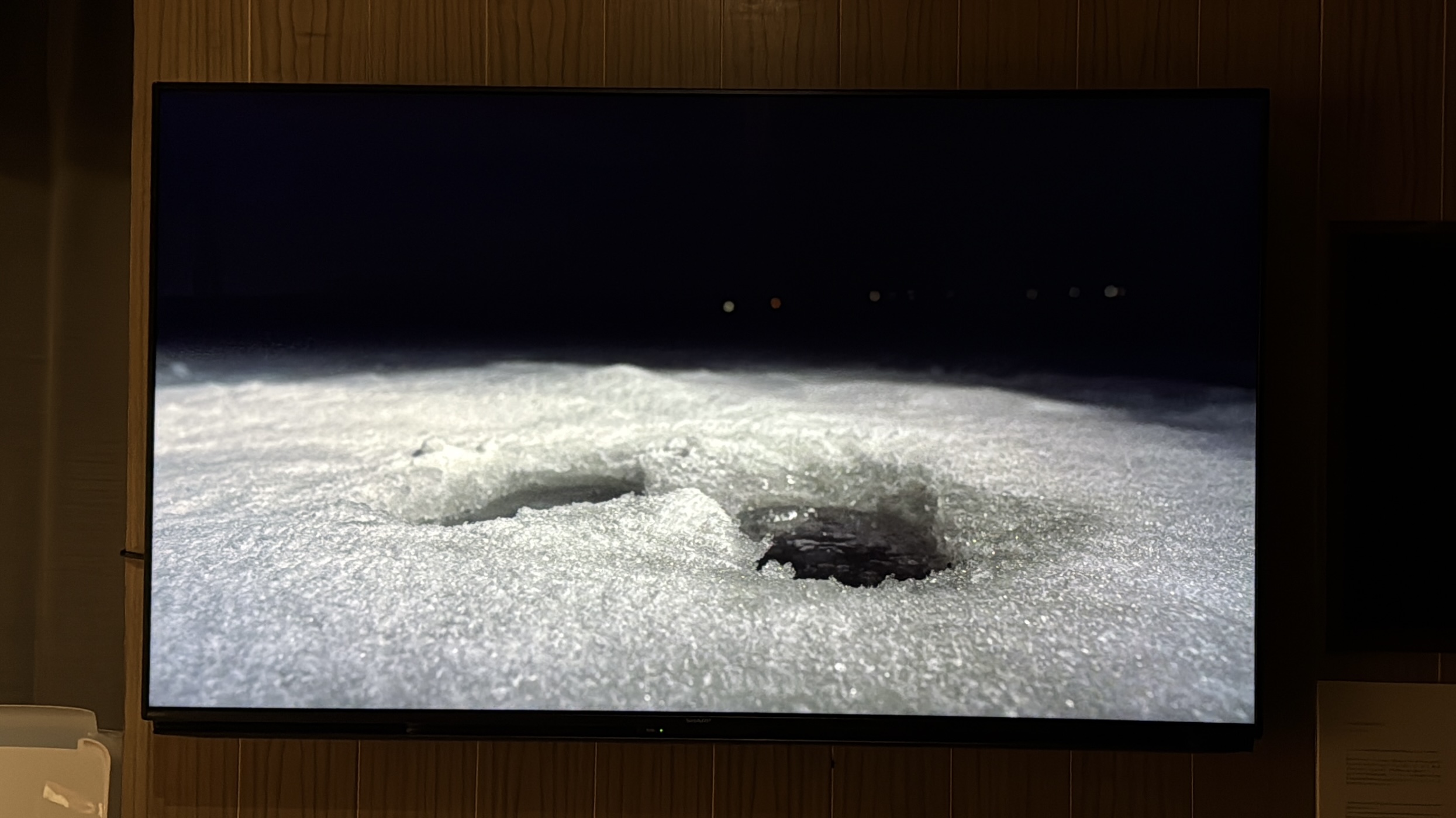 민물 얼음 위에서 녹아내리는 소금 부츠 by Sigalit Landau © Dana