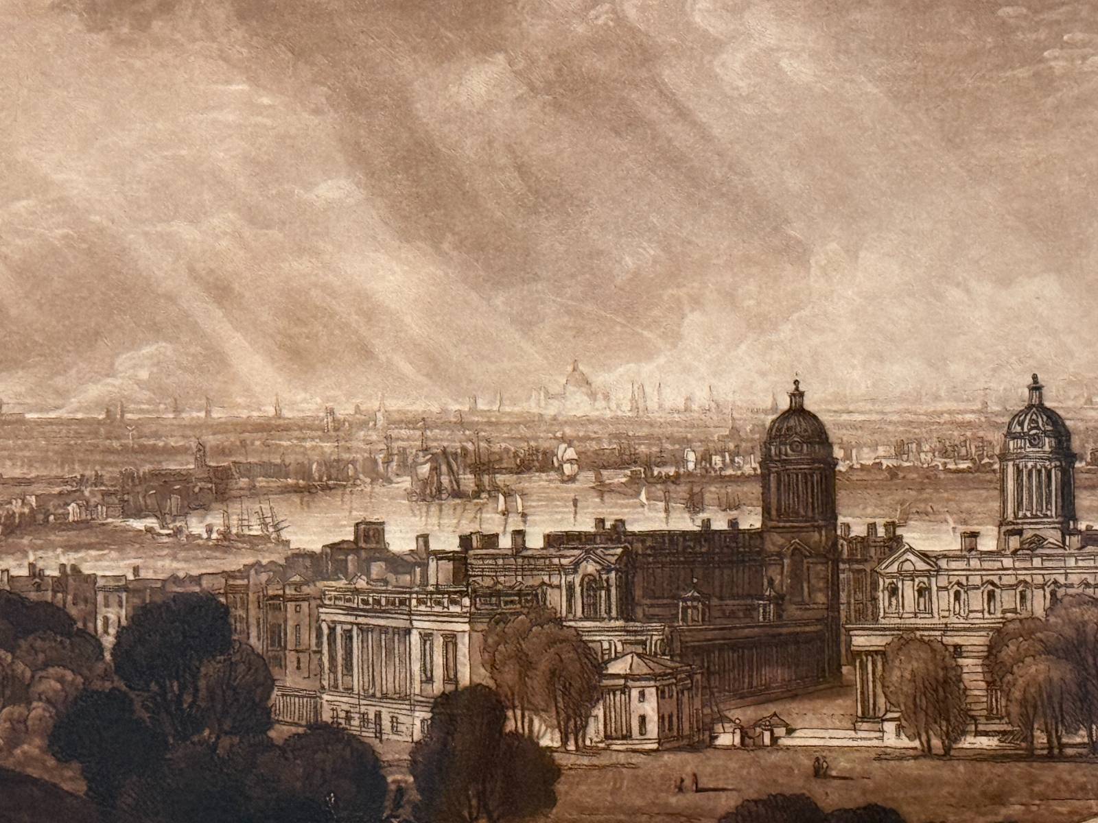 <London, from Greenwich (그리니치에서 본 런던)> Photo © Dana