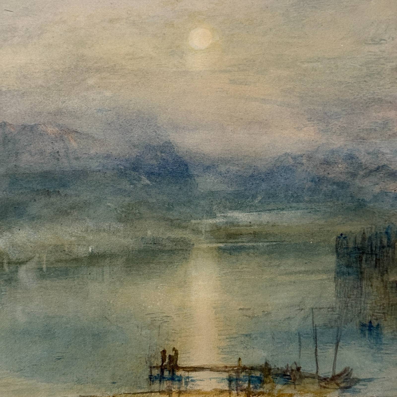 수채화에 스크래치로 표현한 달빛 Photo © Dana