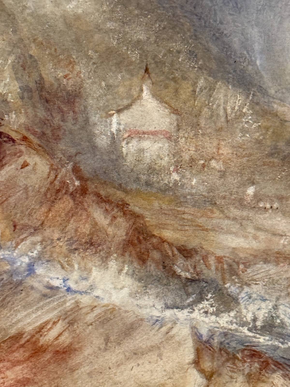 수채화에 스크래치로 표현한 물보 Photo © Dana