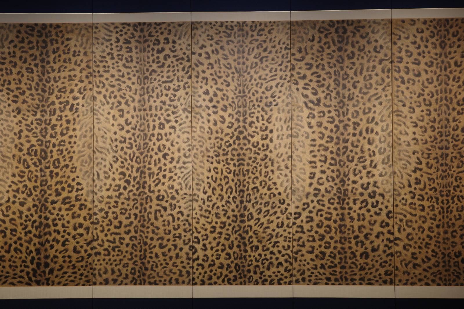 호피도, 19세기, 종이에 수묵, 222 × 435cm&nbsp;