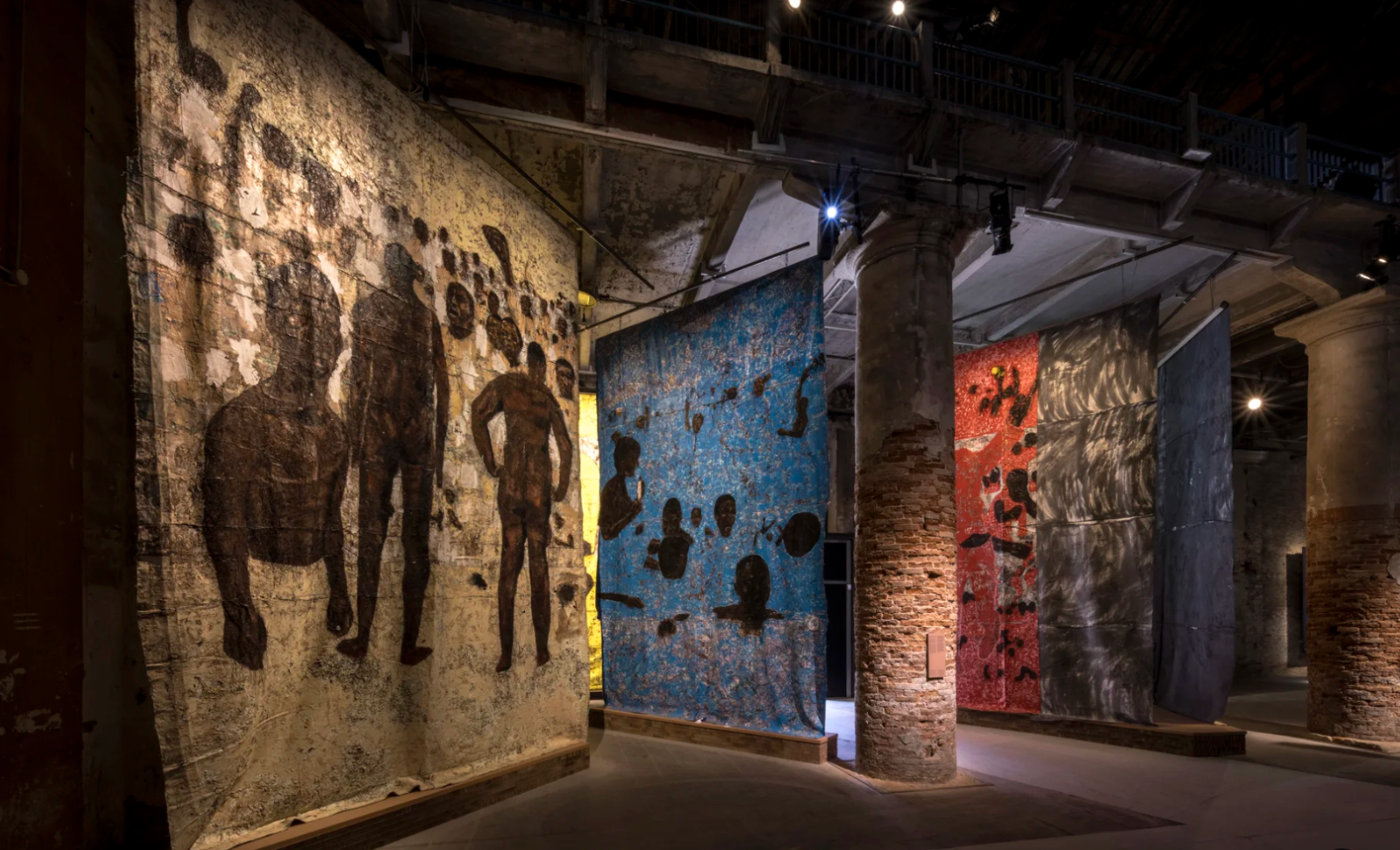 Kaloki Nyamai, installation view of works at the 61st International Art Exhibition – La Biennale di Venezia, “In Minor Keys,” 2026. Photo by Marco Zorzanello. Courtesy of La Biennale di Venezia.