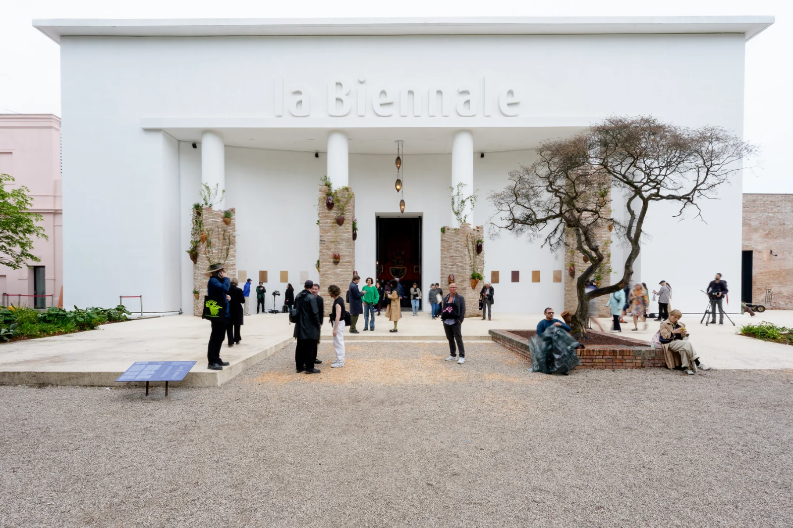 Exterior view of the central pavilion of the Giardini at the 61st International Art Exhibition – La Biennale di Venezia, “In Minor Keys.” Photo by Andrea Avezzu. Courtesy of La Biennale di Venezia.