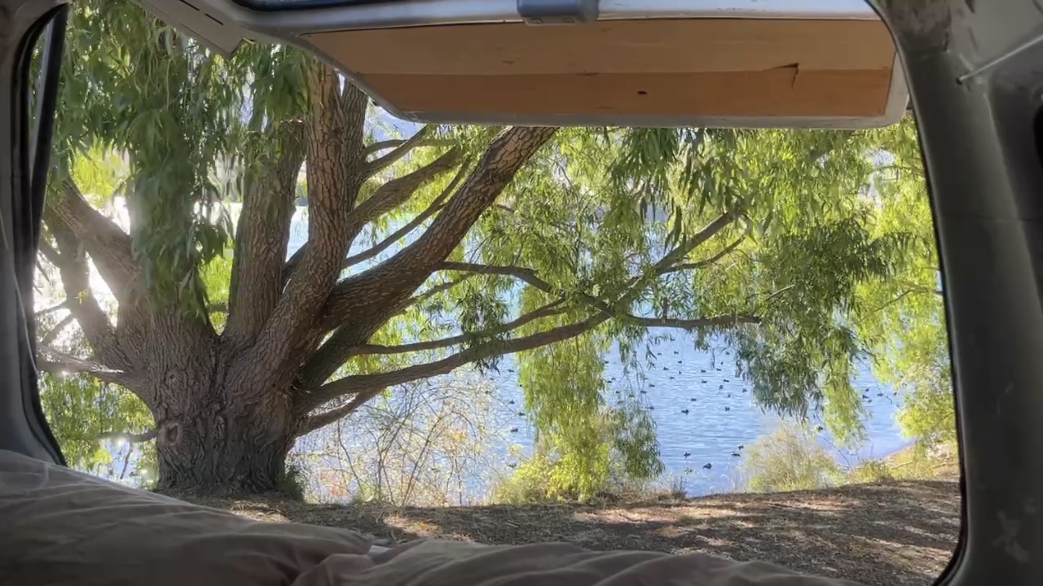 아름답던 어느 노지사이트의 호수 뷰,,