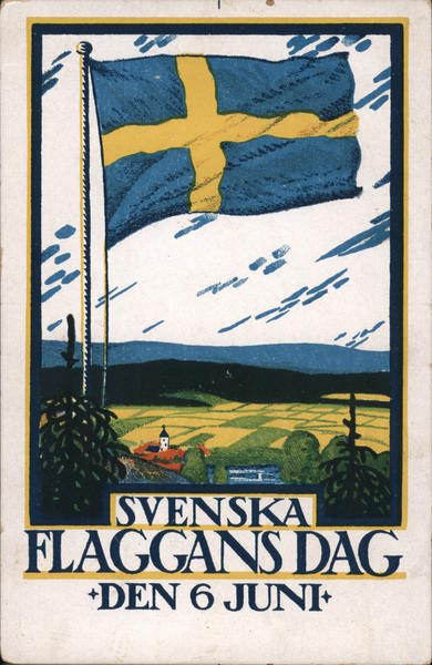 6월 6일은 스웨덴 국경일(Nationaldagen)이지만 사실 그렇게 된 것은 비교적 최근이고, 1916년부터 꽤 오랫동안 '스웨덴 국기의 날'로서 축하해왔다고 합니다.