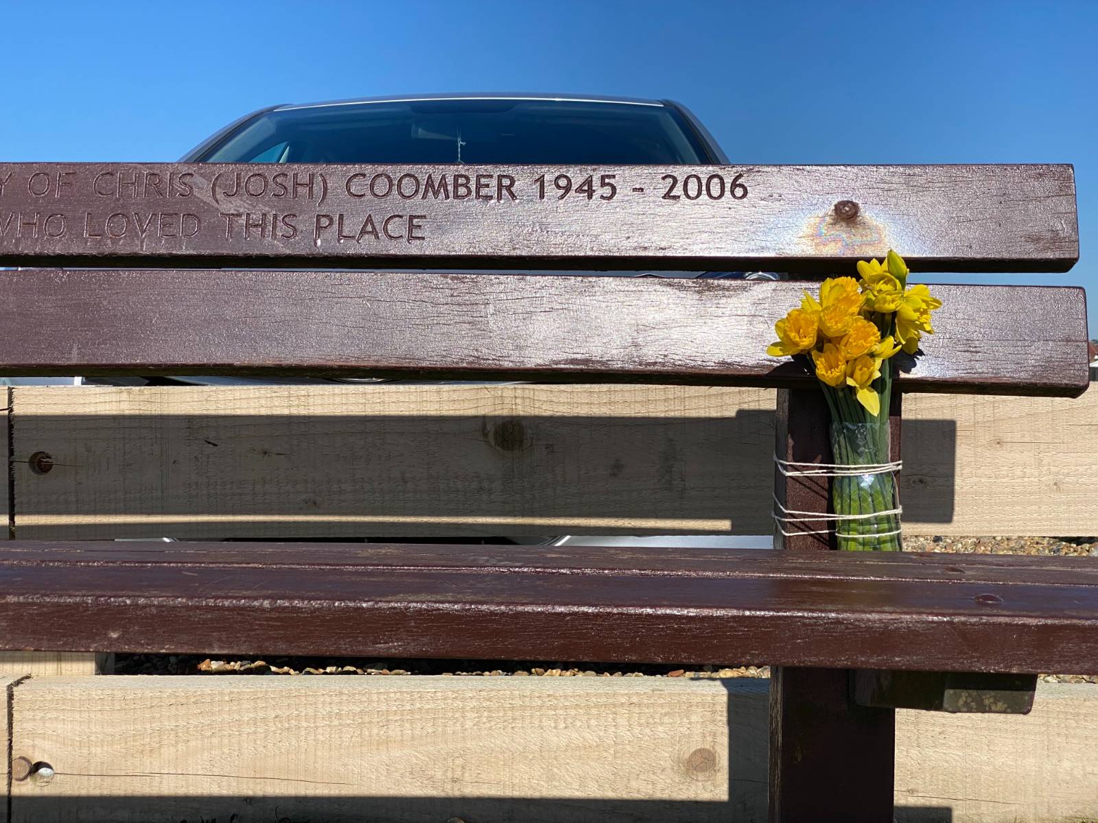 생화가 꽂혀있었다