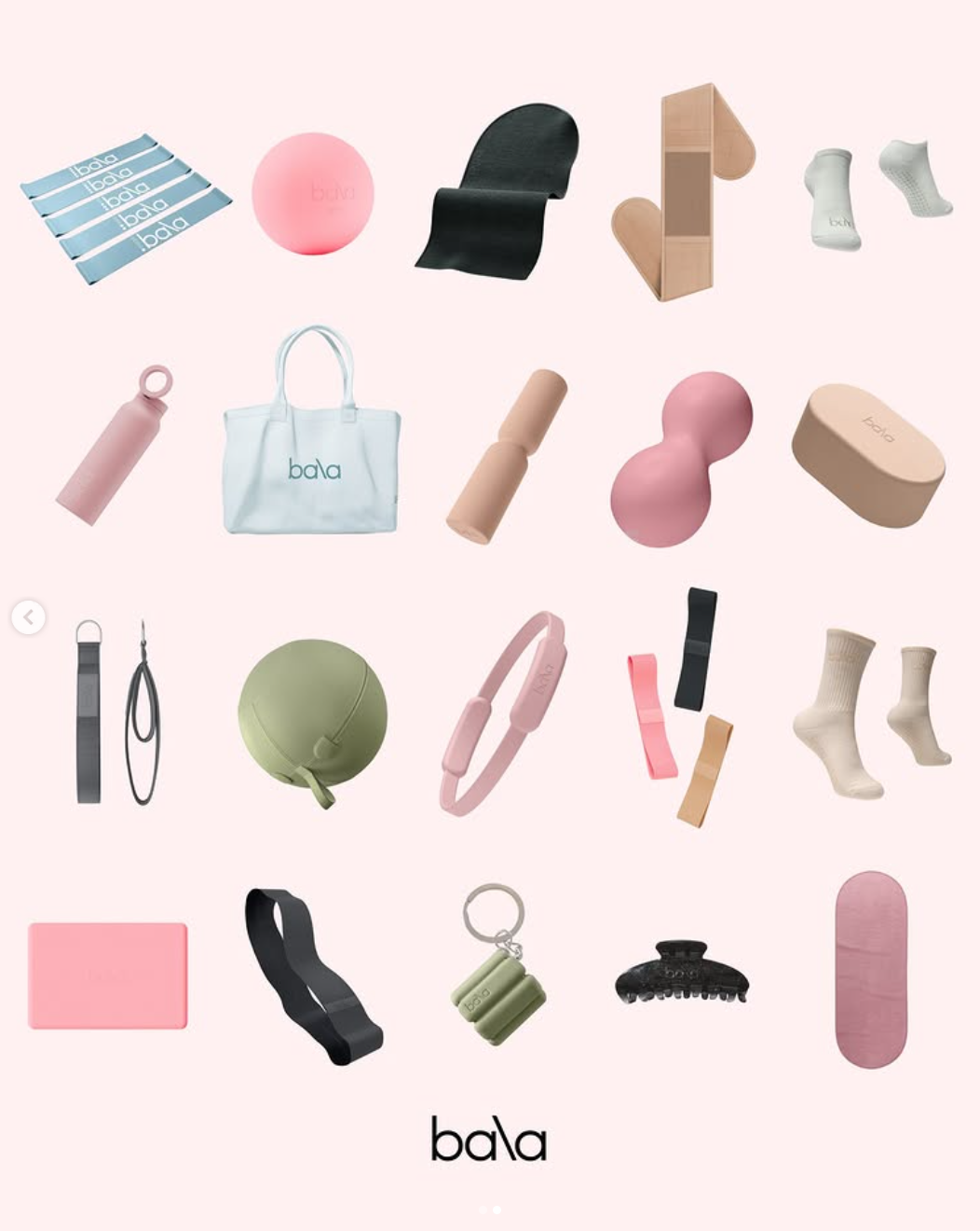 다양한 제품군을 출시하면서 탄탄하게 성장하고 있는 Bala (*출처- Bala 인스타그램)