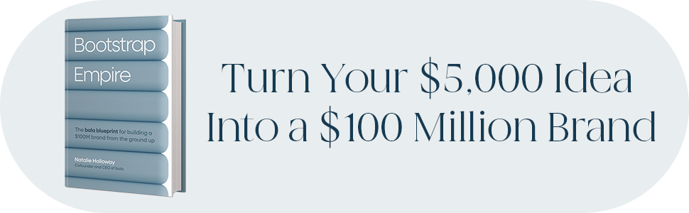 5,000달러 아이디어로 시작했고 성장했지만, 파산 위기를 겪었던 Bala의 이야기가 담긴 책