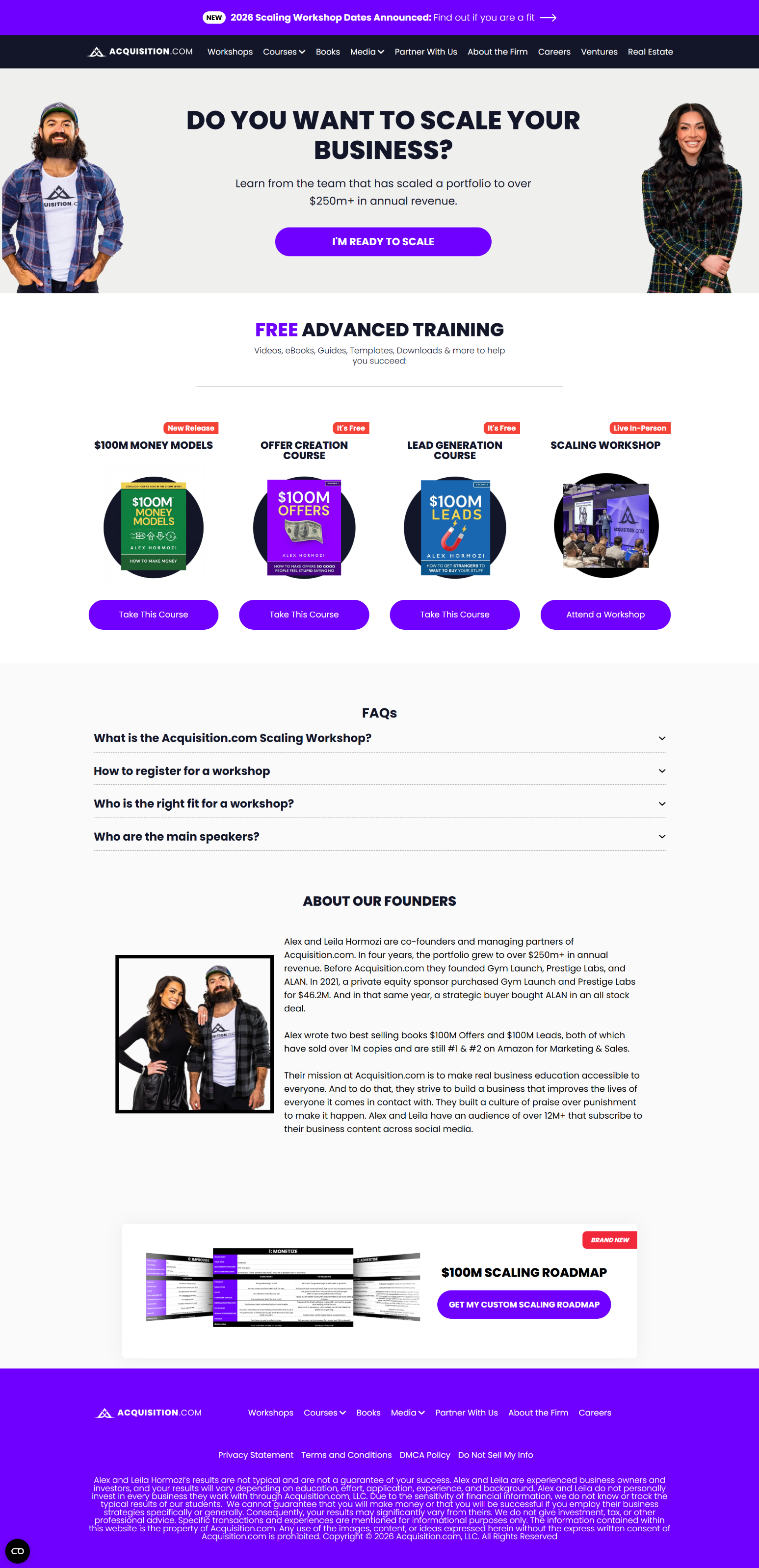 Acquisition.com 홈페이지 캡쳐