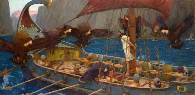 John William Waterhouse - Ulysses and the Sirens(1891)