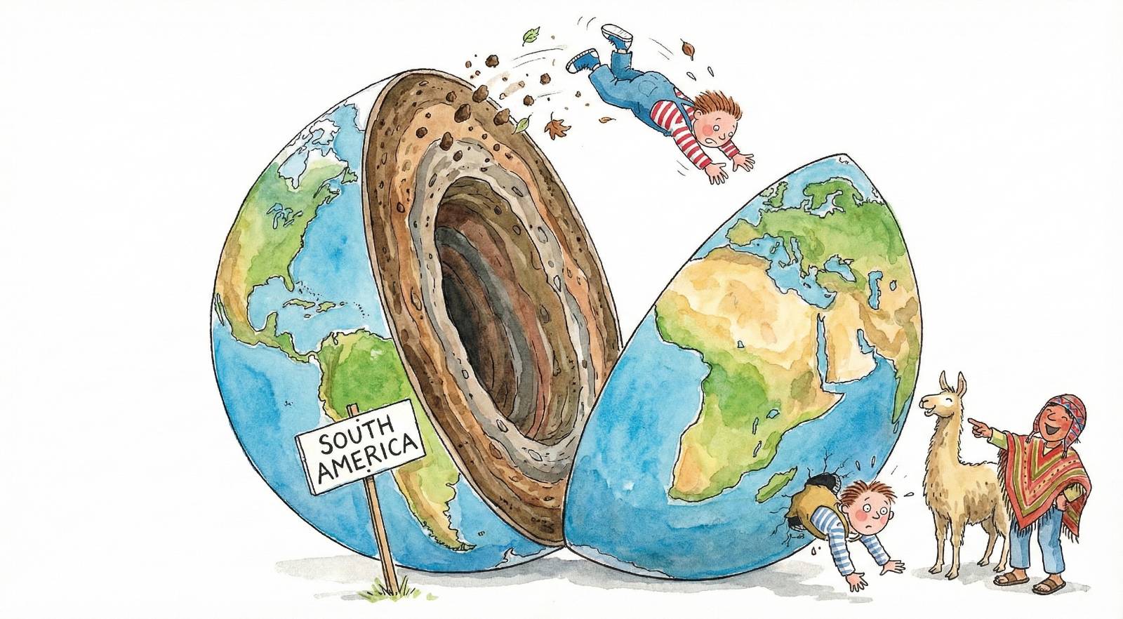 #1  지구를 뚫고 점프하면 반대편으로 나갈 수 있을까?의 썸네일 이미지